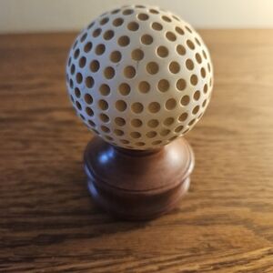 Decorative Wooden Golf Ball Paper Weight